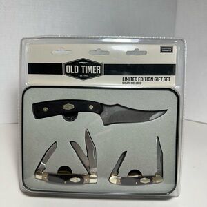 Old Timer Limited Edition Gift Set - Black Handles